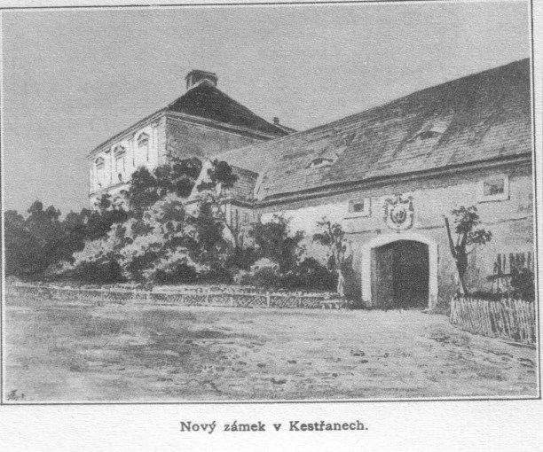 zámek v Kestřanech